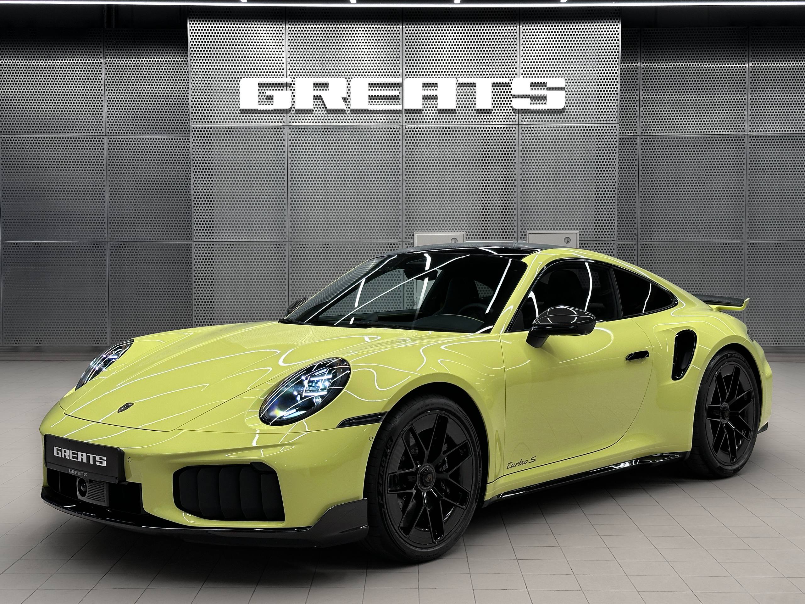 Купить Porsche 911 Turbo S FL 3.6 (711 л.с.) Желтый (Cartagena