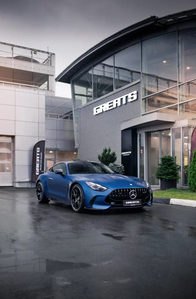Mercedes AMG GT Matte Blue