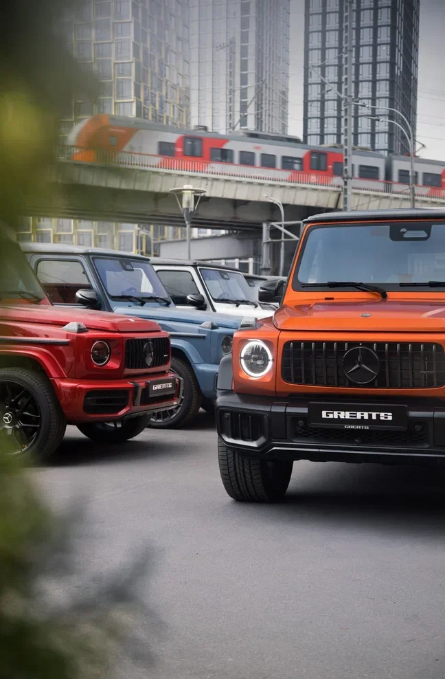 Оранжевый Mercedes G63 AMG