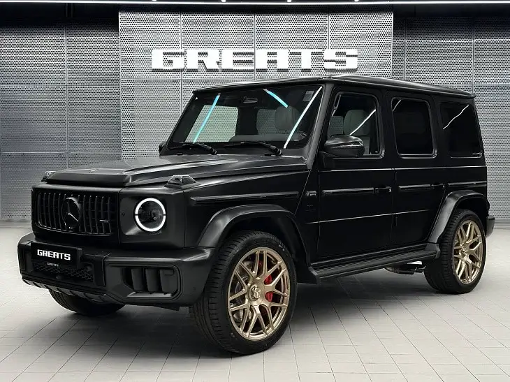 Матовый черный Mercedes G63 AMG