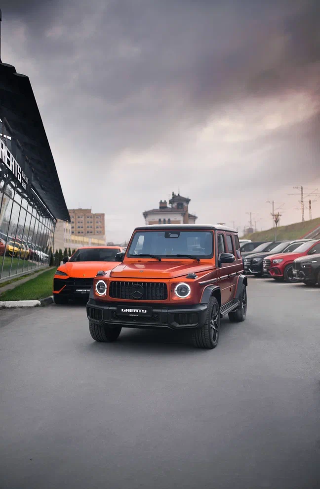 Оранжевый Mercedes G63 AMG