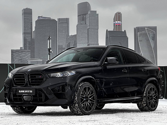 BMW X6M Competition FL 4.4 (625 л.с.) Черный, 2024