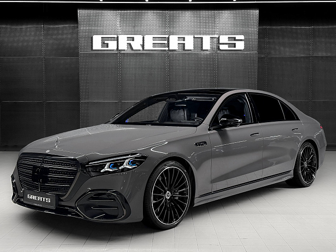 Mercedes-Benz S580 long FL 4.0 (560 л.с.) Серый (теплый серый не металлик), 2026