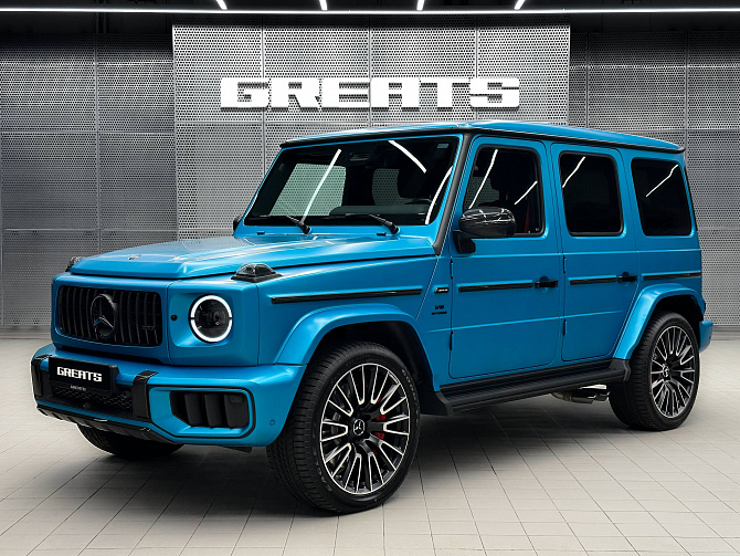Mercedes-Benz G63 AMG FL 4.0 (585 л.с.) Ярко-синий матовый, 2026