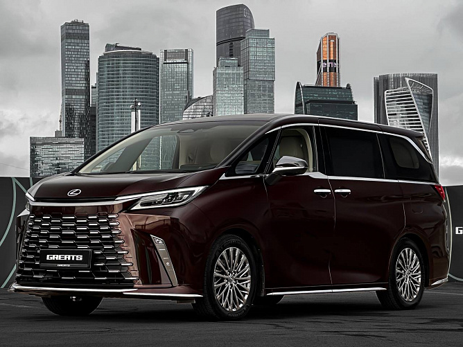 Lexus LM350h 2.5 (190 л.с.) Бордовый, 2024