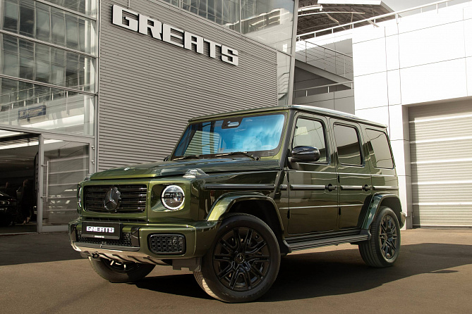 Mercedes-Benz G450d FL 3.0 (367 л.с.) Зеленый металлик, 2026