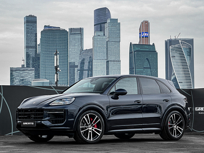 Porsche Cayenne S FL 4.0 (474 л.с.) Темно-синий, 2024