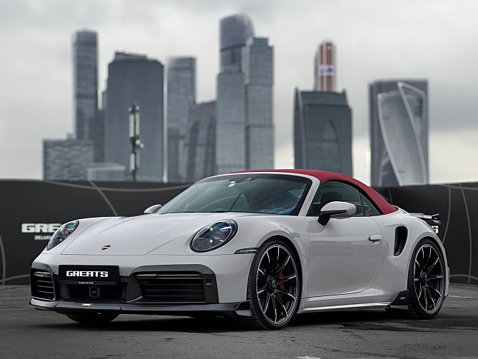 Porsche 911 Turbo S Brabus 3.8 (820 л.с.) Серый, 2023