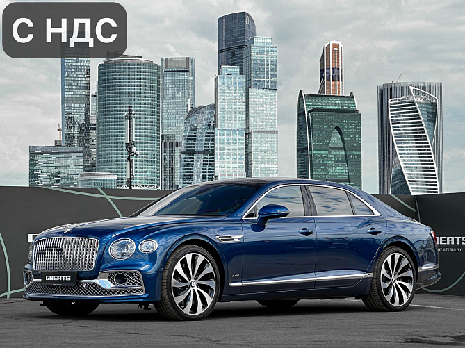 Bentley Flying Spur 6.0 (635 л.с.) Синий, 2022