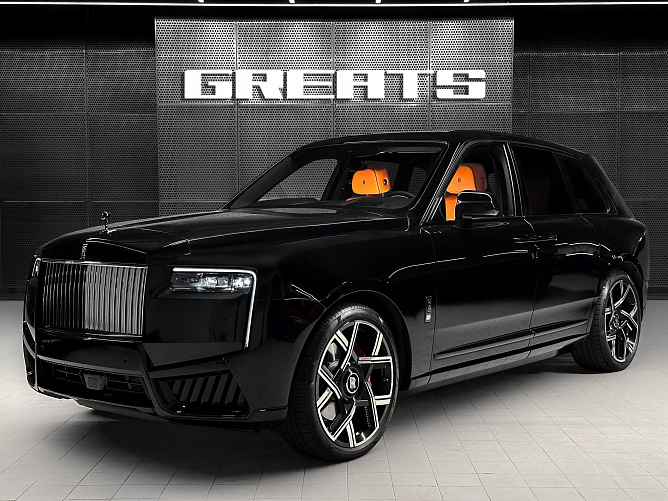 Rolls-Royce Cullinan Black Badge 6.75 (600 л.с.) Черный, 2026