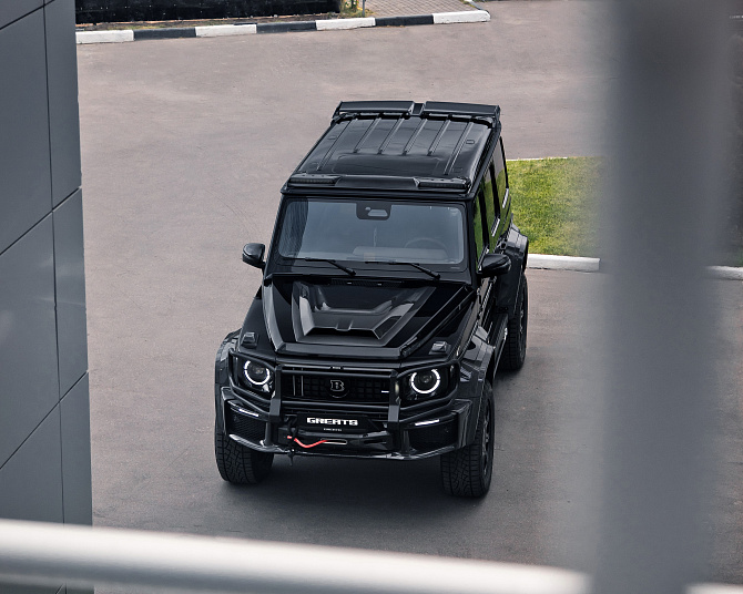 Mercedes-Benz G 800 Brabus 4х4 4.0 (800 л.с.) Черный обсидиан, 2025