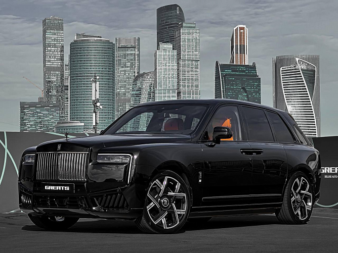 Rolls-Royce Cullinan Black Badge FL 6.75 (600 л.с.) Черный, 2024
