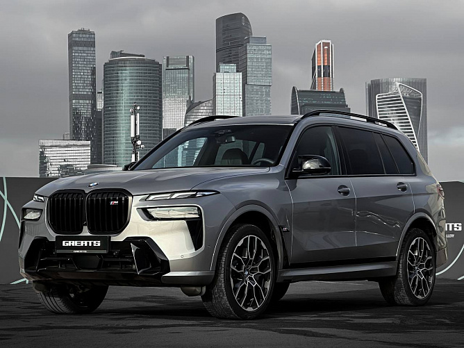 BMW X7 M60i FL 4.4 (530 л.с.) Серый скайскрепе, 2024