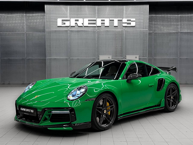 Porsche 911 Turbo 3.8 (580 л.с.) Ярко-зеленый, 2021