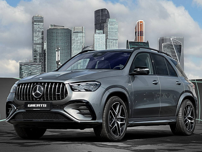 Mercedes-Benz GLE 53 AMG FL Hybrid 3.0 (435 л.с.) Серый селенит, 2025