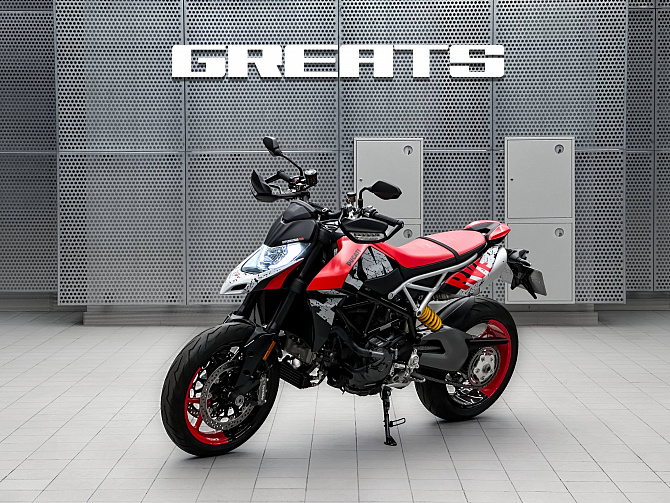 Ducati HyperMotard 950 0.9 (114 л.с.) Красный/белый/черный, 2025