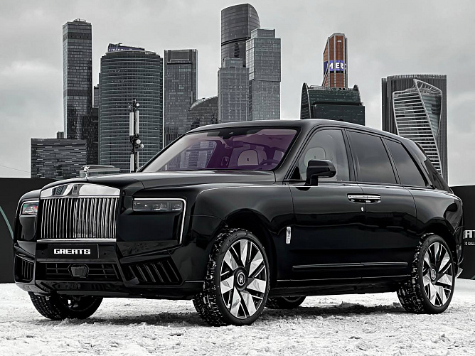 Rolls-Royce Cullinan Silver Badge FL 6.75 (571 л.с.) Черный, 2024
