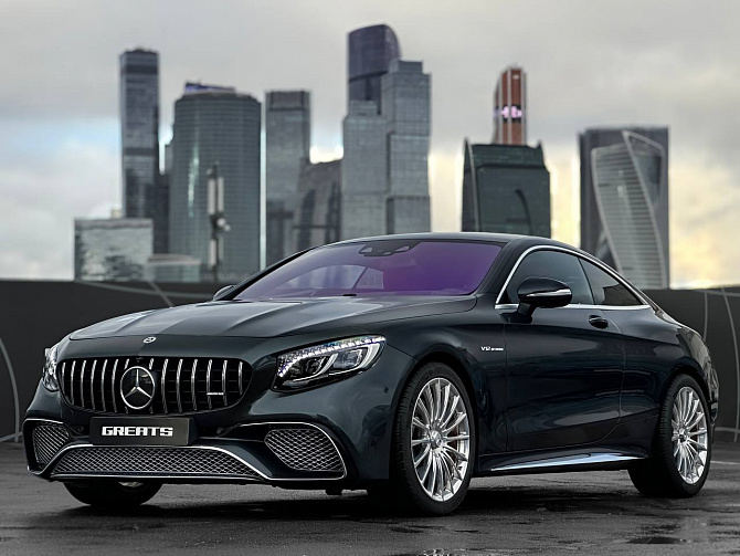 Mercedes-Benz S63 AMG Coupe 5.5 (585 л.с.) Черный, 2015