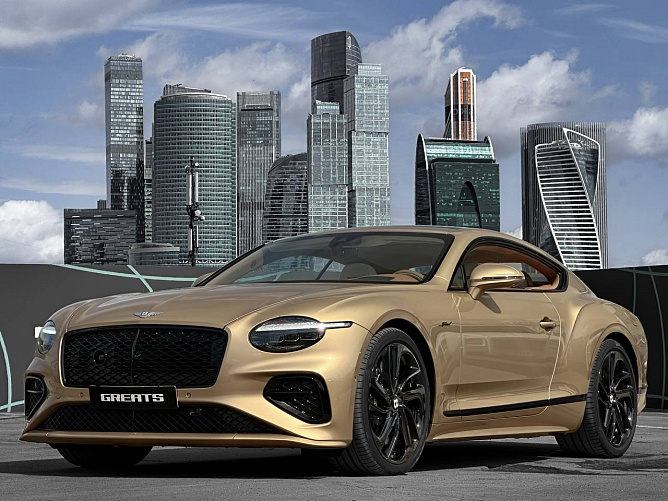Bentley Continental GT Speed FL 4.0 (782 л.с.) Золотой, 2025