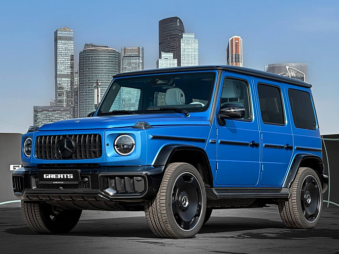 Mercedes-Benz G580 EQ FL 0.0 (587 л.с.) Синий матовый, 2024