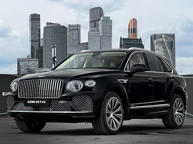 Bentley Bentayga Azure V8 4.0 (550 л.с.) Черный, 2025