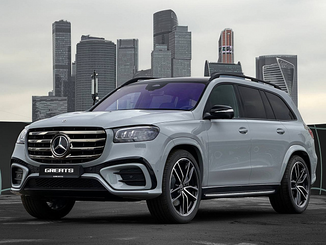 Mercedes-Benz GLS 450d FL 3.0 (367 л.с.) Альпийский серый, 2025