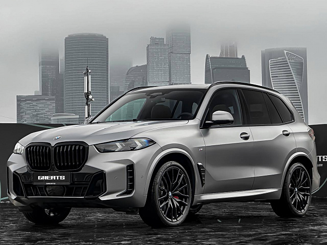 BMW X5 xDrive40d FL 3.0 (340 л.с.) Серый матовый, 2024