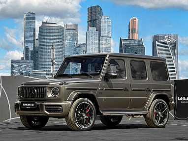 Mercedes-Benz G63 AMG 4.0 (585 л.с.) Серый монца magno, 2024