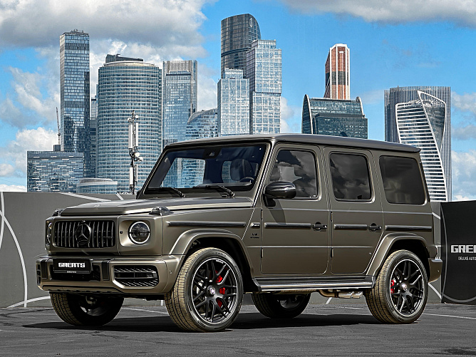 Mercedes-Benz G63 AMG 4.0 (585 л.с.) Серый монца magno, 2024