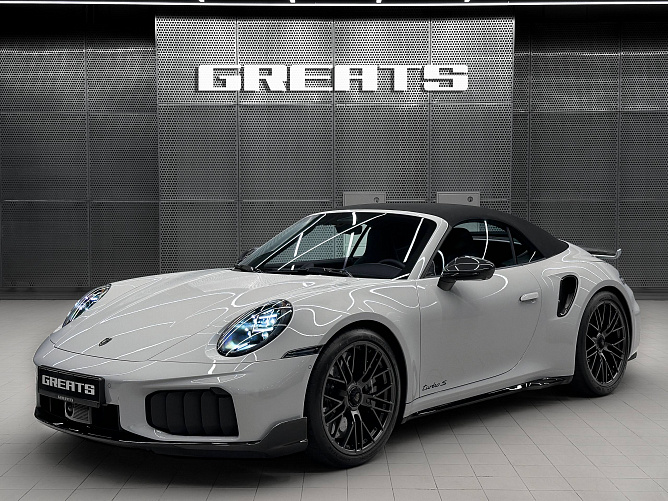 Porsche 911 Turbo S Cabrio FL 3.6 (711 л.с.) Светло-серый, 2026