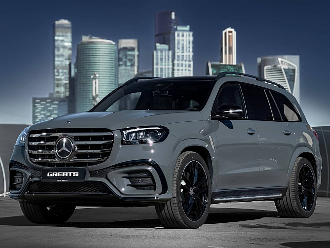 Mercedes-Benz GLS 450d FL 3.0 (367 л.с.) Серый графит, 2025