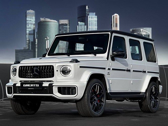 Mercedes-Benz G63 AMG FL 4.0 (585 л.с.) Белый матовый, 2025
