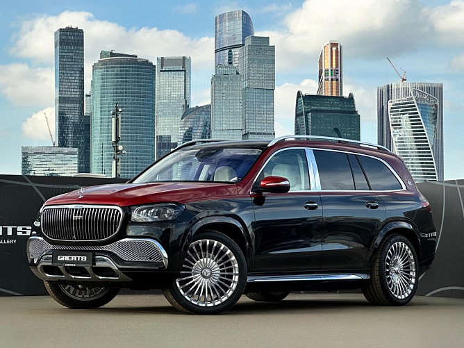 Mercedes-Benz Maybach GLS 600 v8 4.0 (558 л.с.) Красный/черный, 2022