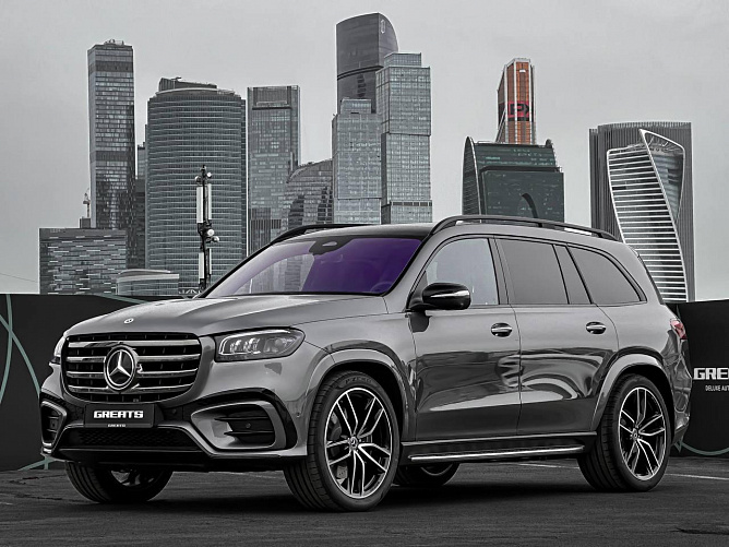 Mercedes-Benz GLS 450d FL 3.0 (367 л.с.) Серый селенит, 2024
