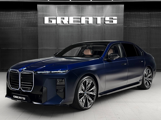 BMW 740i FL 3.0 (400 л.с.) Синий матовый/синий глянцевый, 2026