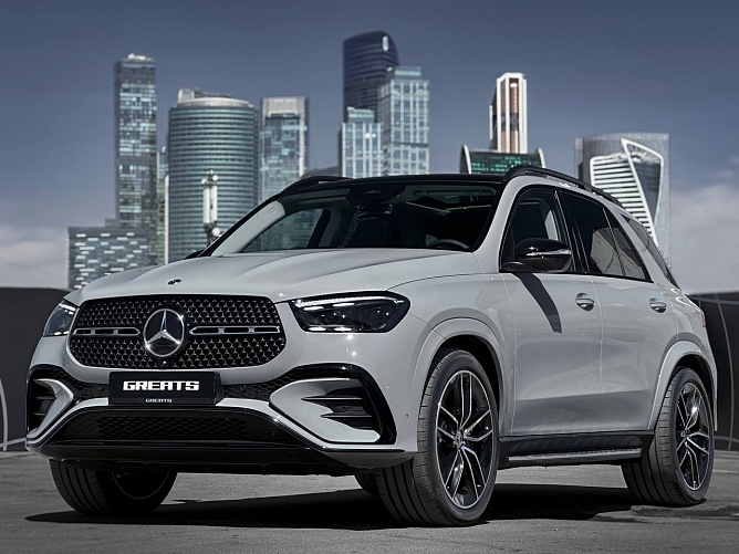Mercedes-Benz GLE 450d FL 3.0 (367 л.с.) Альпийский серый, 2025