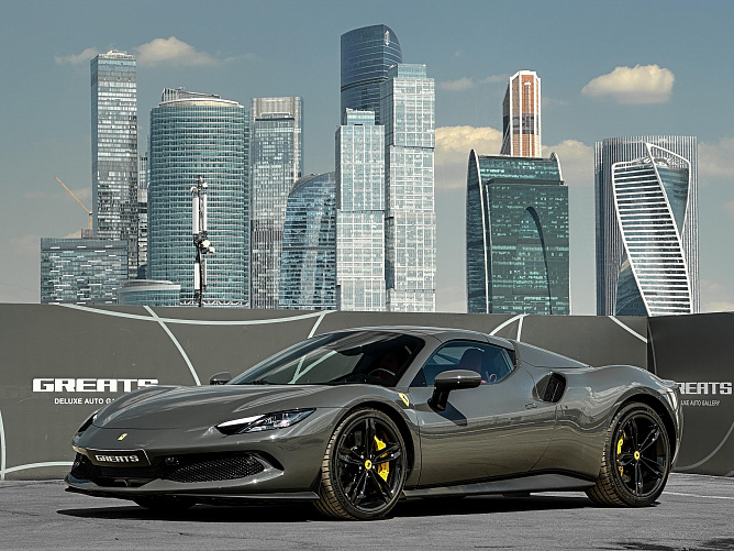 Ferrari 296 GTS 3.0 (830 л.с.) Grigio Scuro Rosso, 2024