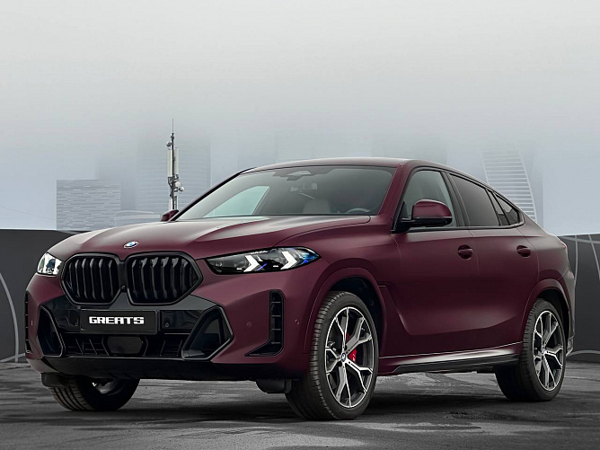 BMW X6 3.0 (297 л.с.) Бордовый, 2023