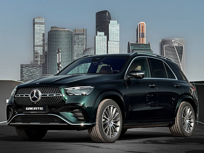 Mercedes-Benz GLE 450d FL 3.0 (367 л.с.) Темно-зеленый, 2025