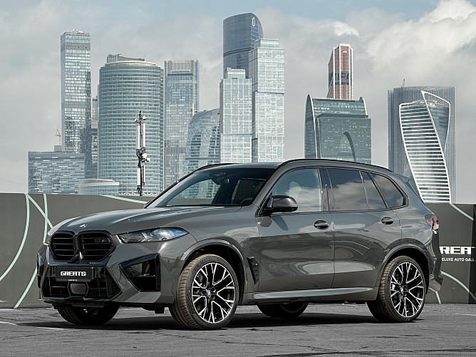 BMW X5M Competition FL 4.4 (625 л.с.) Серый дравит, 2024