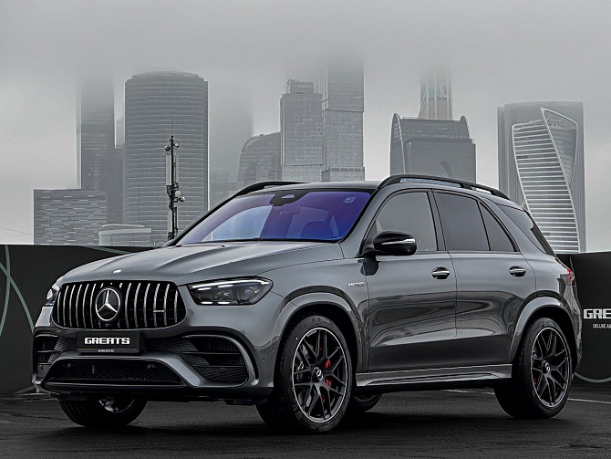 Mercedes-Benz GLE 63 AMG S FL 4.0 (612 л.с.) Серый металлик, 2024