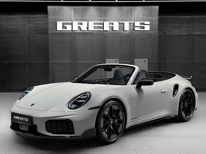 Porsche 911 Turbo S Cabrio FL 3.6 (711 л.с.) Светло-серый, 2026