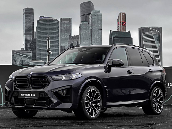 BMW X5M Competition FL 4.4 (625 л.с.) Синий, 2024