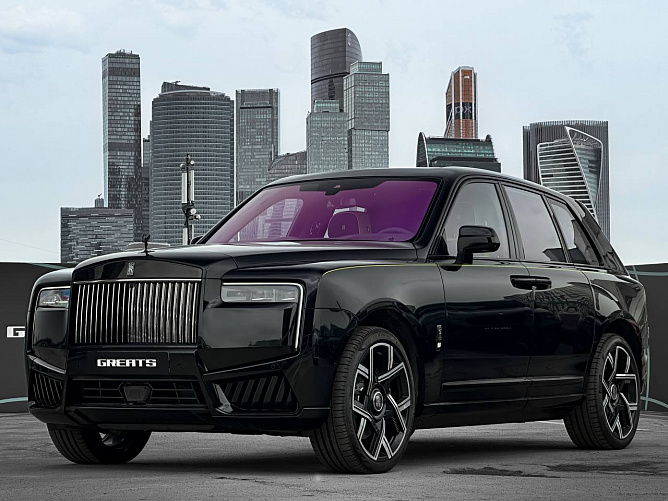 Rolls-Royce Cullinan Black Badge FL 6.75 (600 л.с.) Черный, 2025