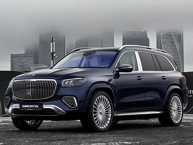 Mercedes-Benz Maybach GLS 600 FL 4.0 (557 л.с.) Синий, 2024