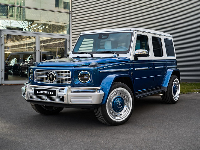 Mercedes-Benz G63 AMG Carlex FL 4.0 (585 л.с.) Синий, 2026