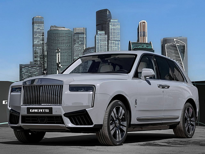 Rolls-Royce Cullinan Silver Badge FL 6.75 (571 л.с.) Серый, 2025