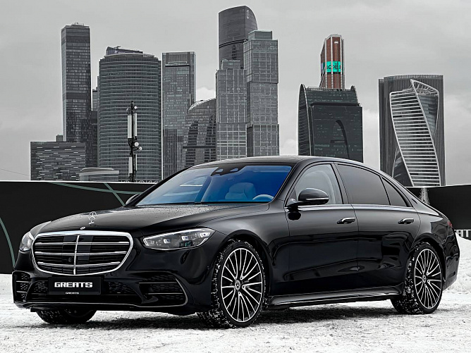 Mercedes-Benz S580 long 4matic 4.0 (503 л.с.) Черный, 2024