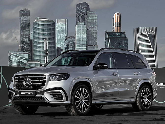 Mercedes-Benz GLS 450 FL 3.0 (381 л.с.) Серебристый хай-тек, 2024