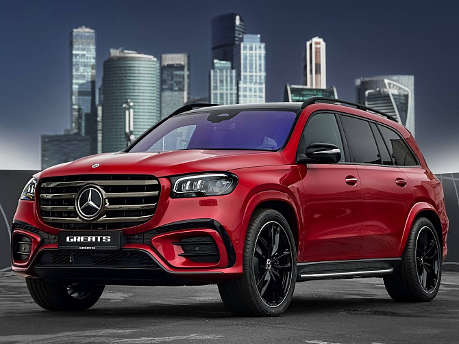 Mercedes-Benz GLS 450d FL 3.0 (367 л.с.) Красный, 2025